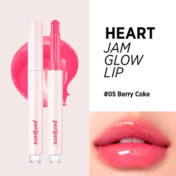 Сияющий блеск-помада в стике Peripera Heart Jam Glow Lip 05 Berry Coke 1.4g