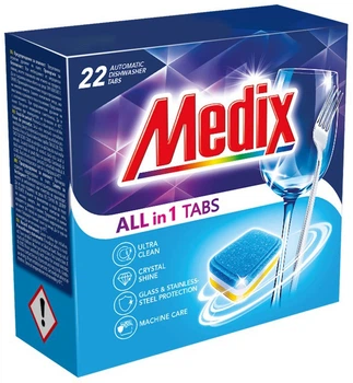 Таблетки для посудомийних машин Medix 22 шт (3801003002636)