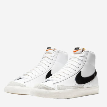 Tenisówki damskie skórzane wysokie Nike Blazer Mid 77 CZ1055-100 37.5 (6.5US) 23.5 cm Białe (194276153673)