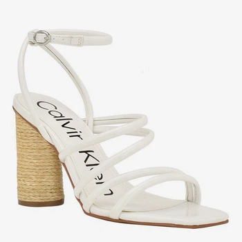 Женские босоножки Calvin Klein 739150406 40 (9.5US) 26 см Белые (1159802518)