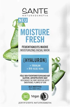 Био-Гидромаска Sante Moisture Fresh для Увлажнения лица 4 мл х 2 шт (4055297220200)