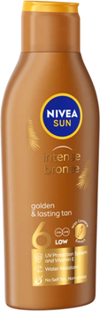 Сонцезахисний лосьйон Nivea Sun Intense Bronze SPF6 200 мл (4005808445981)