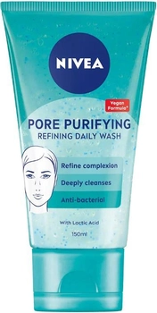 Żel do oczyszczania twarzy NIVEA Pore Purifying Refining Daily Wash przeciw niedoskonałościom 150 ml (9005800227290)