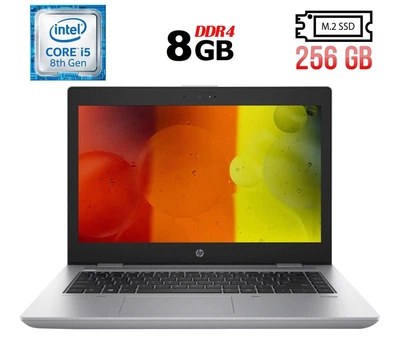 Ноутбук Б-класс HP Probook 640 G4 / 14" (1366x768) TN / Intel Core i5-8350U (4 (8) ядра по 1.7 - 3.6 GHz) / 8 GB DDR4 / 256 GB SSD M.2 / Intel UHD Graphics 620 / WebCam / Fingerprint / USB 3.1 / HDMI б/у