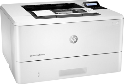 Лазерний принтер HP LaserJet Pro M404dn (W1A53A) Монохромний друк / 1200x1200 dpi / A4 / 38 стор./хв / USB 2.0, Ethernet / Дуплекс Б/у Гарантія 12 місяців