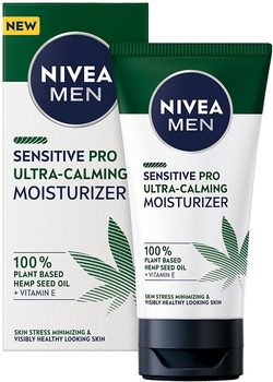 Krem do twarzy Nivea Men Sensitive Pro Ultra-Calming Moisturizer nawilżający dla mężczyzn 100 ml (4005808211456) 