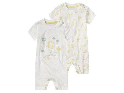 Песочник набор 2шт. хлопковые для мальчика Lupilu LIDL 407752 062 см (2-3 months) молочный