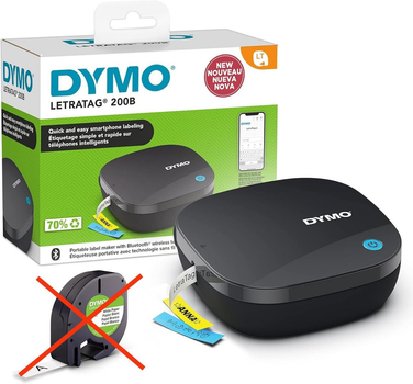 Принтер этикеток DYMO LetraTag 200B с поддержкой Bluetooth Черный (Б\У)
