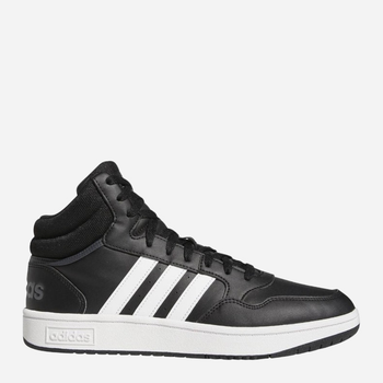 Buty sportowe męskie Adidas Hoops 3.0 Mid GW3020 47.5 Czarne (4065418428460)