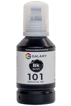 Чернила Galaxy 101 EcoTank для Epson L-series (Black Pigment) 140ml (GAL-E101-140PB)