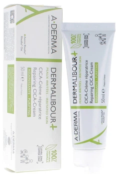 Крем відновлюючий для подразненої шкіри A-Derma Dermalibour Cica - creme 50 мл
