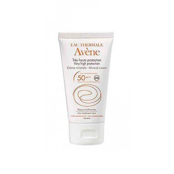 Сонцезахисний крем з мінеральним екраном Avene Solaires Mineral Cream SPF 50+ 50 мл
