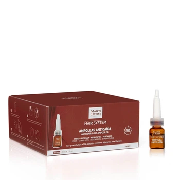 Ампули від випадання волосся Martiderm Hair System Anti Hair-loss Ampoules 14 шт по 3 мл