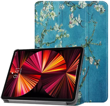 Чохол-книжка iLike Tri-Fold Eco-Leather Stand Case для Samsung Galaxy Tab S9 FE Plus 12.4" Sakura (ILK-TRC-S14-SA)