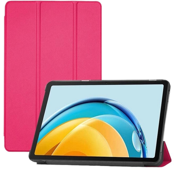 Etui z klapką iLike Tri-Fold Eco-Leather Stand Case do Lenovo Tab M10 Plus 10.6" Coral Pink (ILK-TRC-L2-CP)