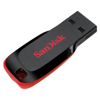 Флешка SanDisk Cruzer Blade 128 ГБ USB 2.0 чорна
