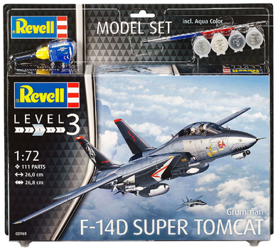 Model do sklejania Revell Myśliwiec F-14D Tomcat 1:72 (4009803639604)