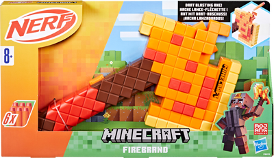 Бластер-сокира Hasbro Nerf Firebrand Майнкрафт (F8953)
