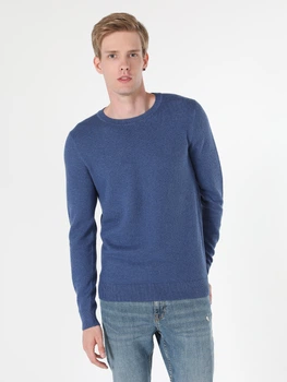 Джемпер мужской Colin's CL1046786-INN XS Синий (8683197806499)