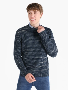 Джемпер мужской Colin's CL1064866-NAV XL Темно-синий (8683197896407)
