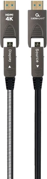 Кабель оптичний (AOC) Cablexpert HDMI-A/D на A/D V.2.0 30 м (CCAP-HDMIDD-AOC-30M)
