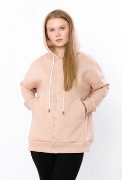 Толстовка жіноча Носи своє 50 Бежевий (p-11933-131928)