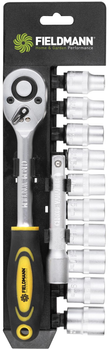 Zestaw kluczy nasadowych Fieldmann z grzechotka 1/2" 12 elementów (FDN1060)
