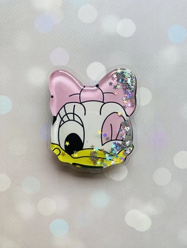 Держатель для смартфона / планшета попсокет Popsocket с плавающими блестками (Уточка)