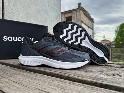 Мужские кроссовки Saucony COHESION 17 WIDE S20944-101 48 (13 US) 31 см Shadow/Black черные (11111635)