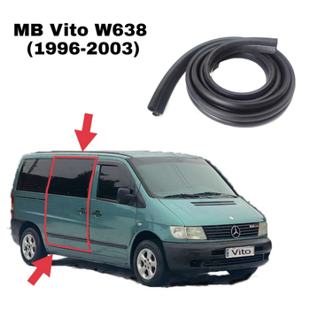 Уплотнитель проёма боковой двери MB Vito W638 (1996-2003) новый аналог