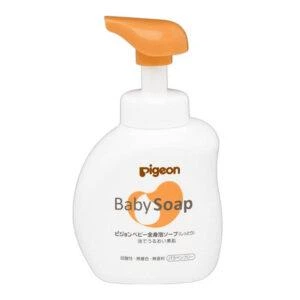 Детское мыло-пенка Pigeon Baby Soap, для всего тела c 0 месяцев, 500 мл, увлажняющая