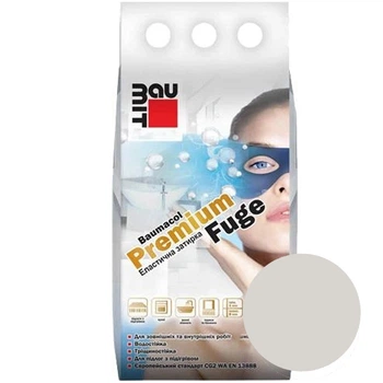 Затирка для плитки Baumit Baumacol PremiumFuge цвет серый 1 кг