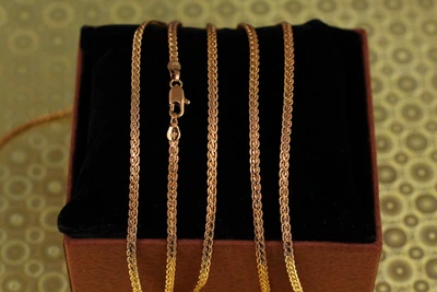 Цепь Xuping Jewelry косичка 50 см 2,5 мм золотистая