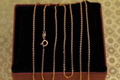 Цепь Xuping Jewelry якорная с огранкой 45 см 1,5 мм золотистая