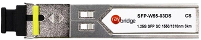 Оптический модуль RayBridge SFP 1.25G BIDI 3KM TX1550/RX1310 SC (SFP-W55-03DS)