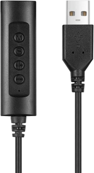 Kabel Sandberg USB Type A - 3.5 mm (mini-jack) 1.5 m Czarny (5705730134173)