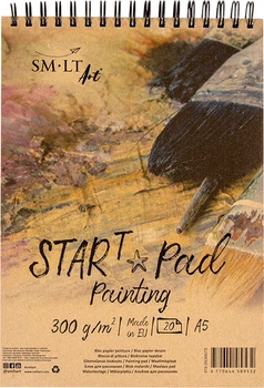Альбом Smiltainis Start (mixed media) A5 14.8х21 см 300 г/м² на спирали 20 листов (4770644590941)