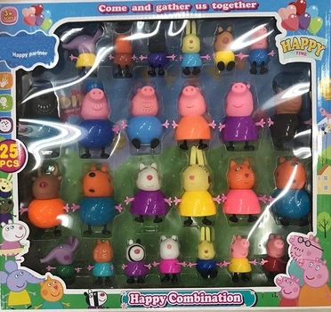 Большой набор героев Свинка Пеппа и друзья Toys 1836 А