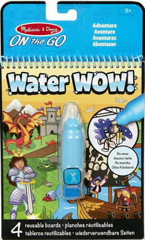 Kolorowanka wodna Melissa & Doug Water Wow Adventures z długopisem (772193177)