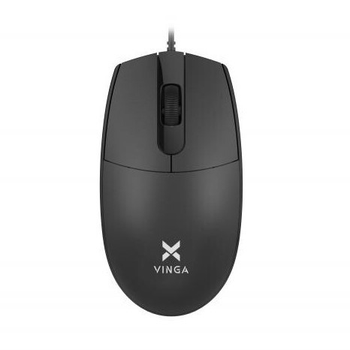 Мышка VINGA MS-110 BLACK дротовая USB кабельная мышь компьютерная (для ноутбука)