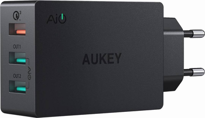 Ładowarka sieciowa Aukey PA-T14 3xUSB Quick Charge 3.0 7.8A 42W (601629298375)