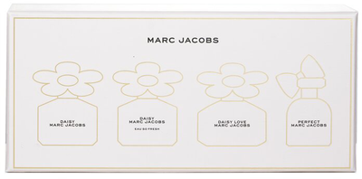 Zestaw miniatur damskich Marc Jacobs Woda perfumowana 5 ml + Woda toaletowa 4 ml + Woda toaletowa 4 ml + Woda toaletowa 4 ml (3616303465568)