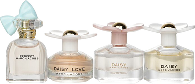 Zestaw miniatur damskich Marc Jacobs Woda perfumowana 5 ml + Woda toaletowa 4 ml + Woda toaletowa 4 ml + Woda toaletowa 4 ml (3616303465568)