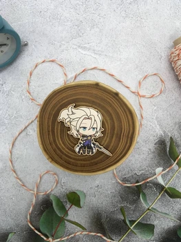 Деревянный значок Craft Pins Геншин Импакт - Альбедо (CU-01344)