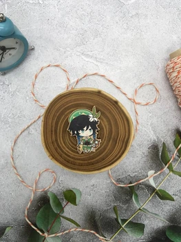 Дерев'яний значок Craft Pins Геншин Імпакт - Венті (CU-01354)