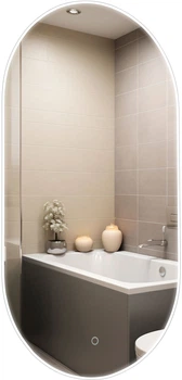 Зеркало AQUA RODOS Solar 50x90 см Uni с LED-подсветкой