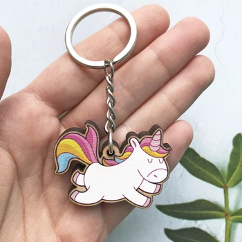 Деревянный брелок Craft Pins Единорог (CU-00945)