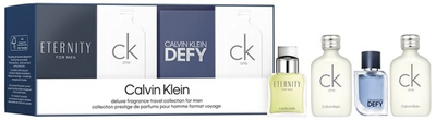 Zestaw miniaturek męskich Calvin Klein Woda toaletowa Eternity 10 ml + CK One 2 x 10 ml + Defy 5 ml (3616304254222)