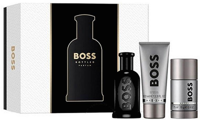 Zestaw męski Hugo Boss Bottled Parfum Woda perfumowana 50 ml + Żel pod prysznic 100 ml + Dezodorant w sztyfcie 75 ml (3616304957628)