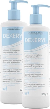 Крем для тіла Ducray Dexeryl Emollient Cream Dry Skin 2 x 500 г (3592610002446)